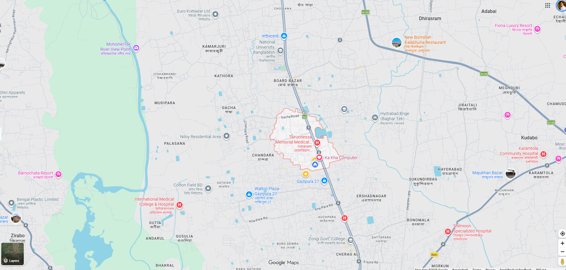 Map of Kunia