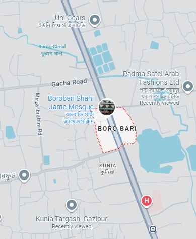 Map of Boro bari