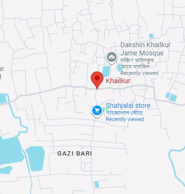 Map of Khailkur
